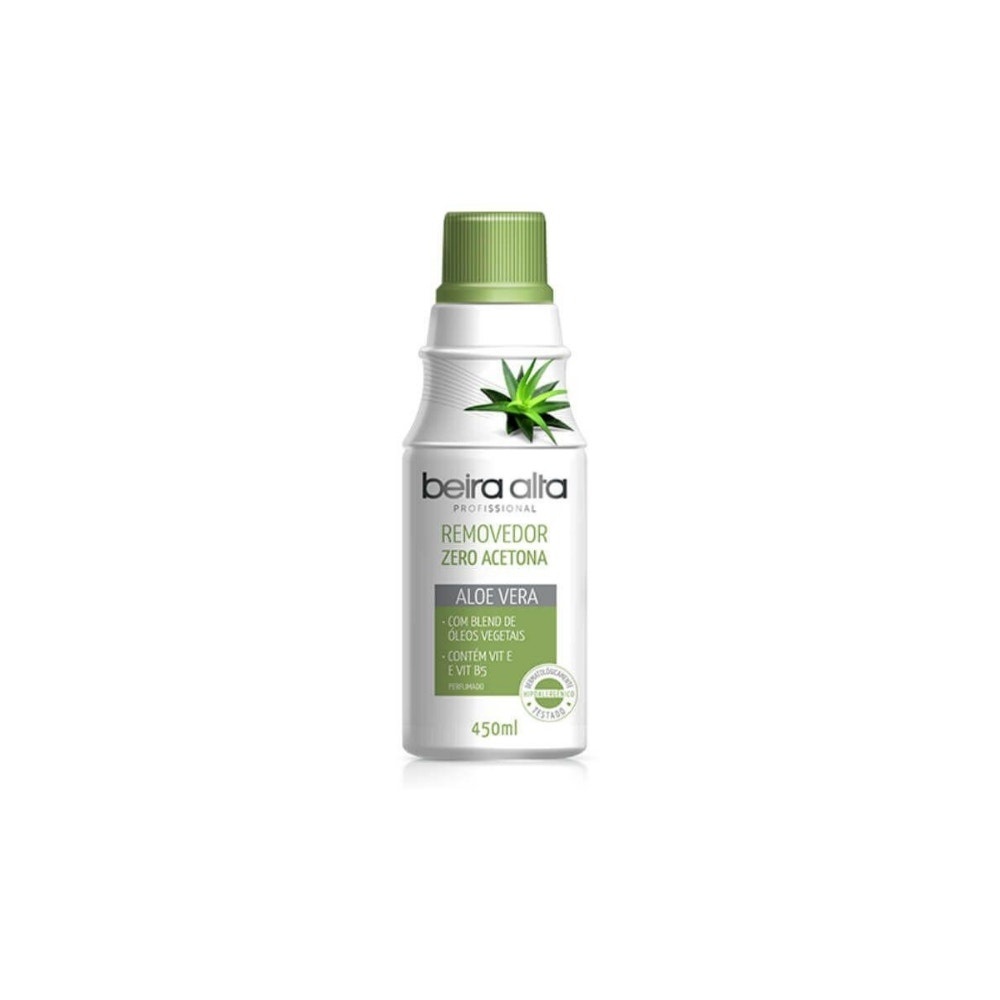 Removedor Esmalte Beira Alta Sem Acetona Aloe Vera 450ml