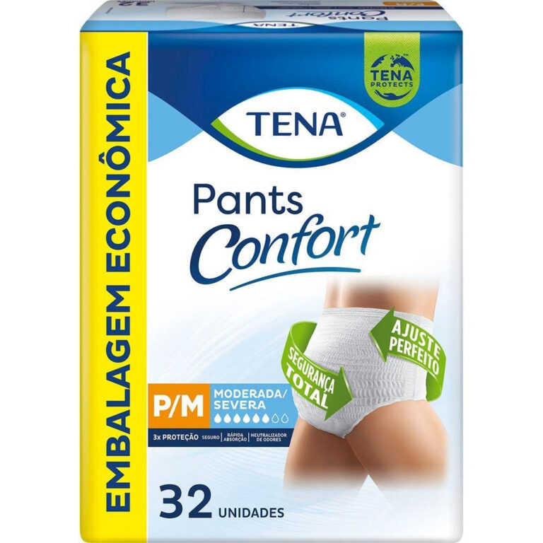 FRALDA GERIATRICA TENA PANTS CONFORT P/M – 3