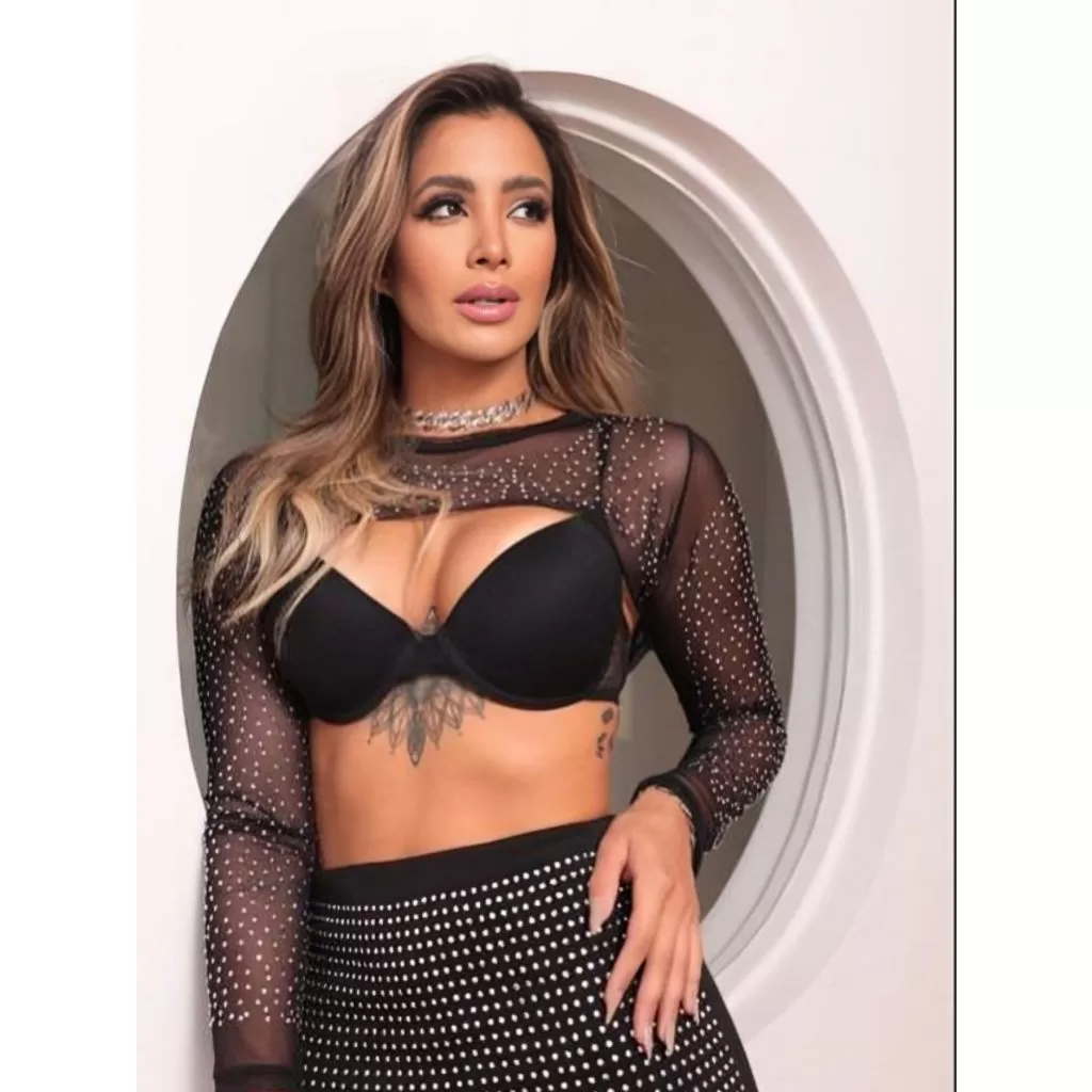 Cropped Bolero Manga Longa Pedrinhas Strass Brilhante Sexy Festa