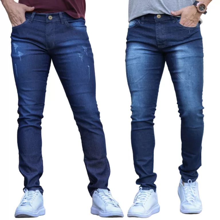 Kit 3 Calças Jeans Masculina Lycra Skinny Preço 