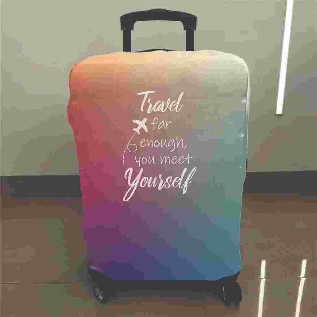 Capa Para Mala De Viagem Bordo  Poliester Resistente Travel