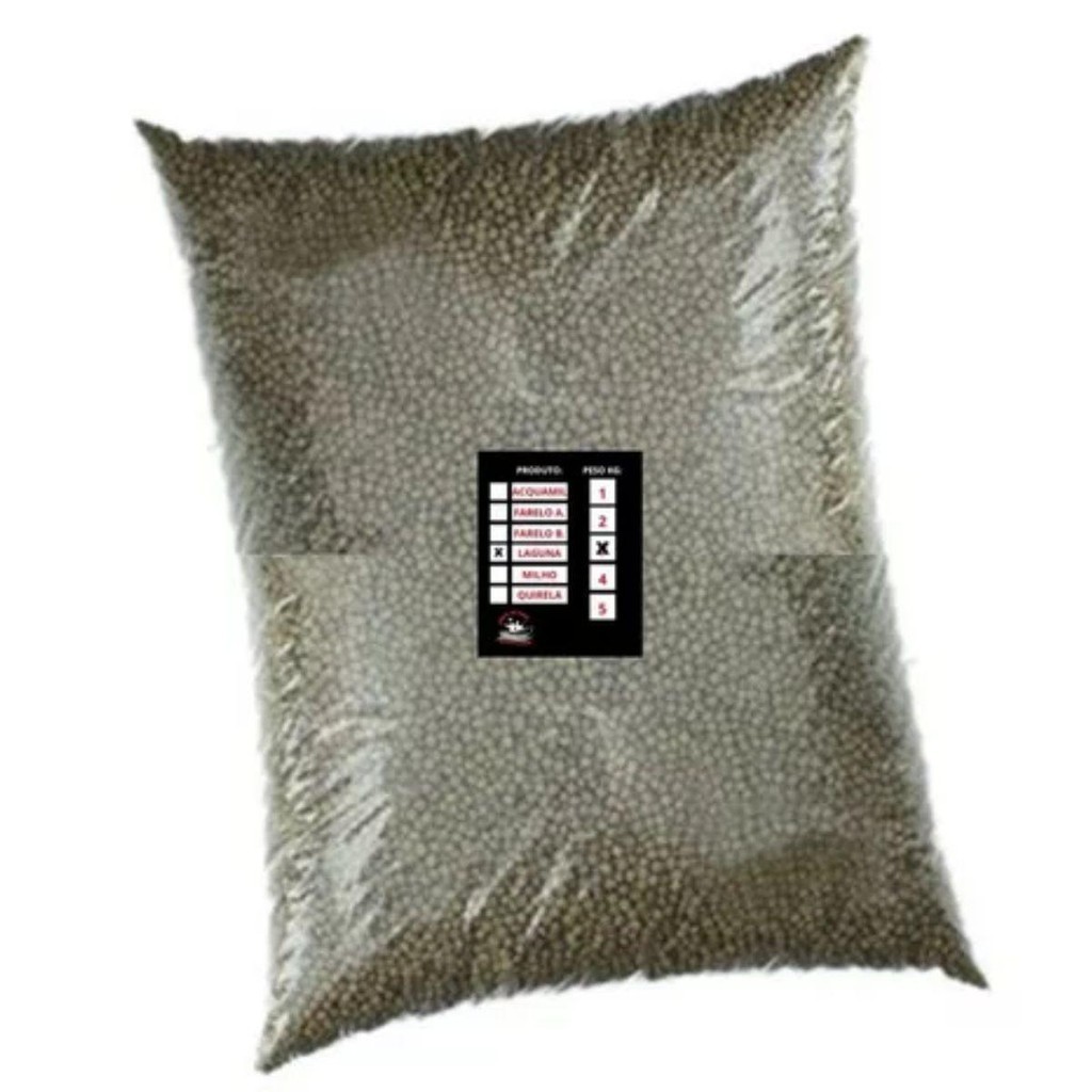 Ração De Alevinos 2kg Peixes Tilápia Carpas Kinguios Laguna 36% Pesca Massa