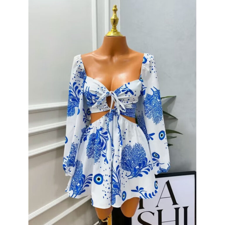 Macaquinho Feminino Crepe Barbie Estampa Farm Lan