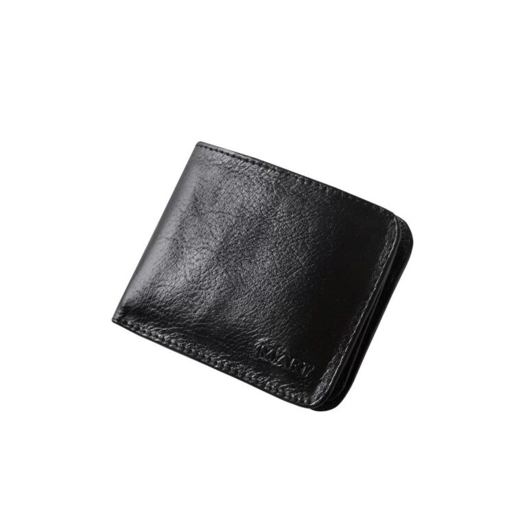 Carteira Couro Legítimo Cartões H 406 PRETO