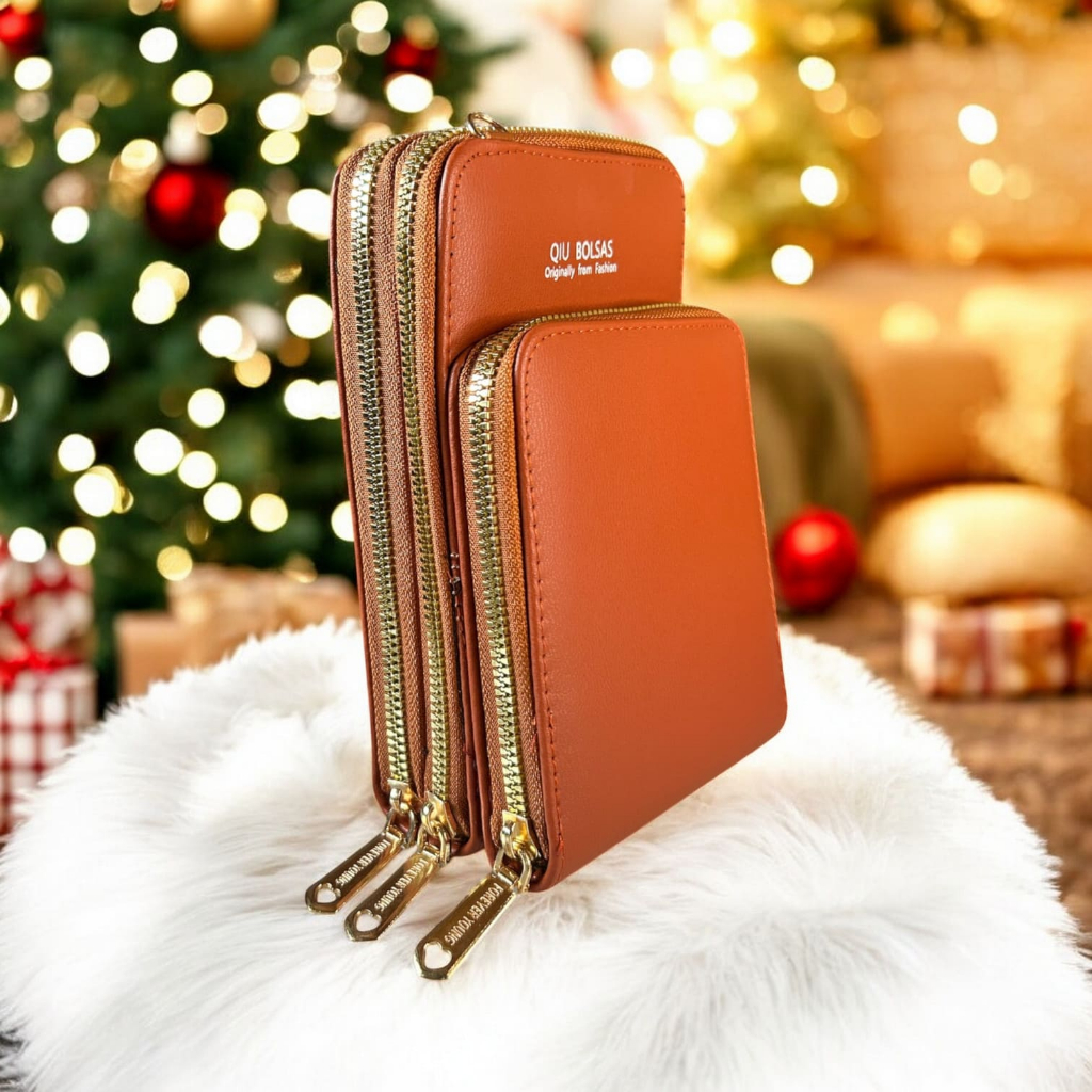 Bolsa Mini Bag Transversal Porta Celular com 3 Divisórias Pequena e Prática