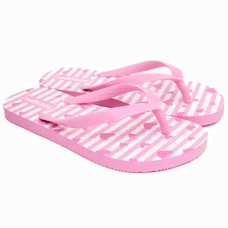Chinelo Infantil Molekinha Coração Menina –