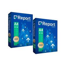 KIT- 2 PCT DE FOLHA A4 BRANCA REPORT