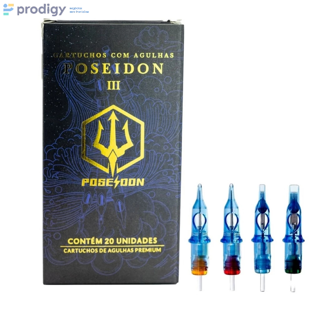 CARTUCHOS POSEIDON (RL – 0,30MM) COM 20 UNIDADES