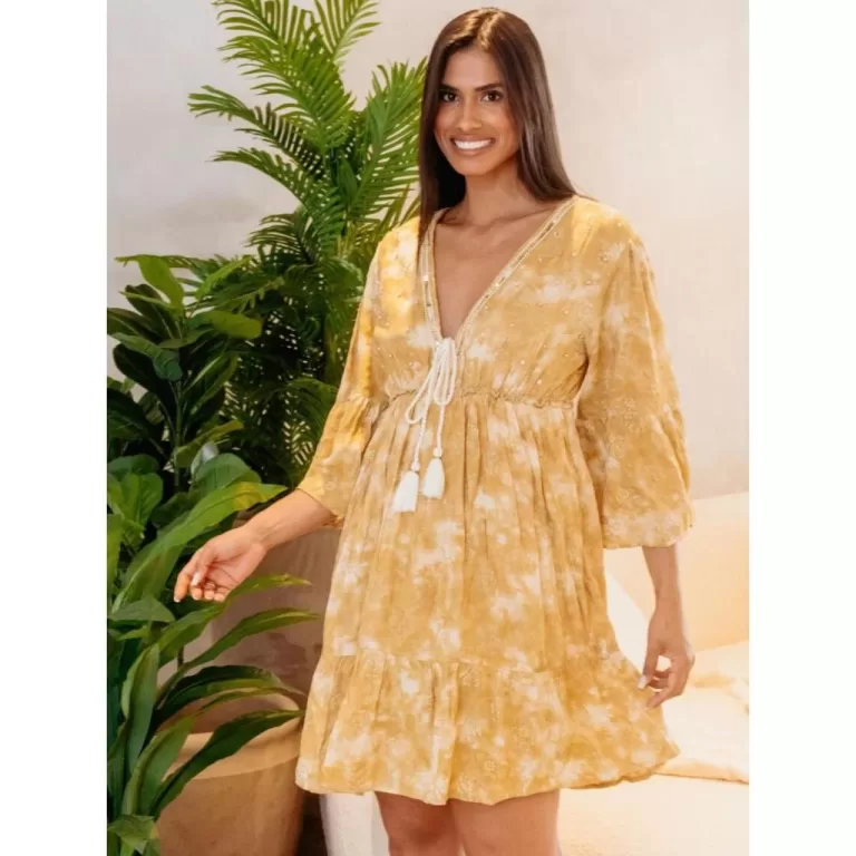 vestido CURTO bordadao elegante feminino curto com