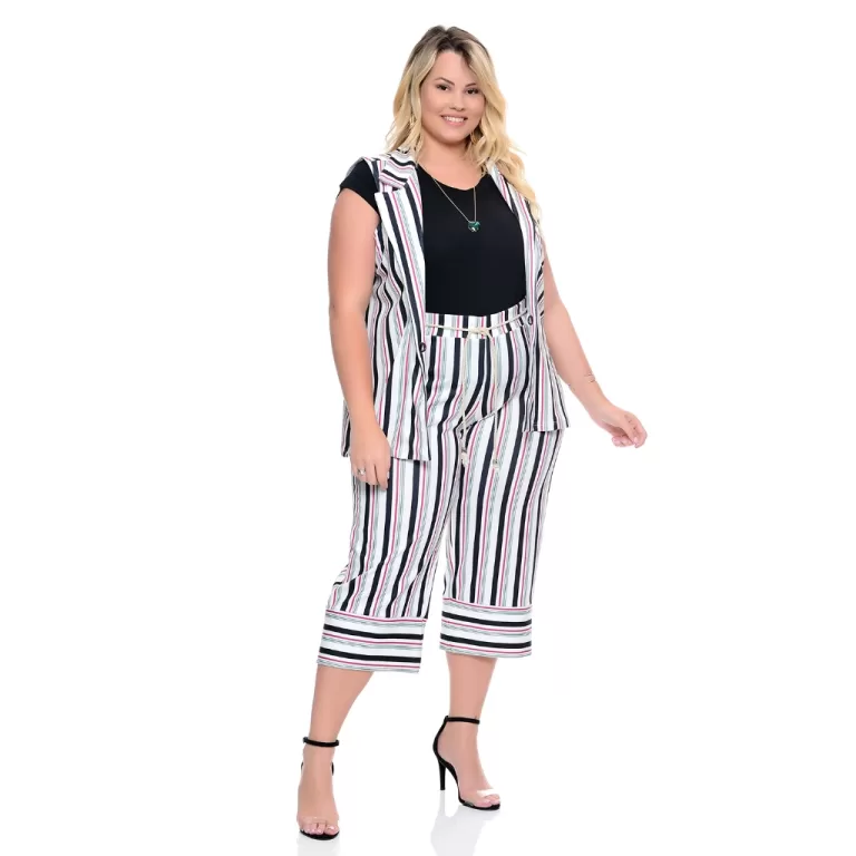 Colete Plus Size Oversized