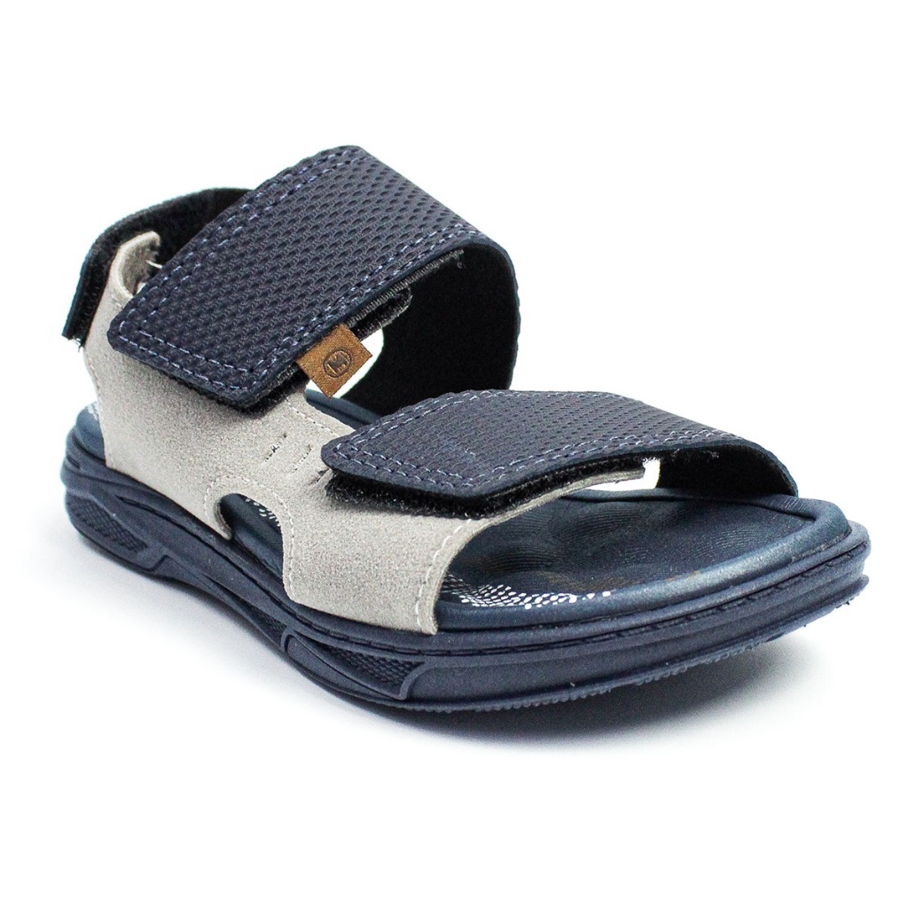 Sandália Infantil Molekinho Menino Juvenil Papete 2402.744 Marinho