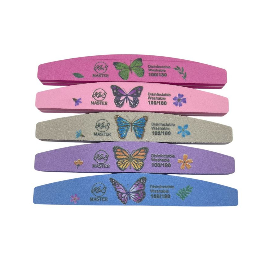 Lixa Estampada Borboleta Boomerang   100/180 .