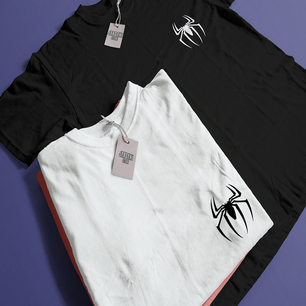 Kit 2 Camisetas Casal Opostos Aranha Camiseta Estilo Namorados Aranha