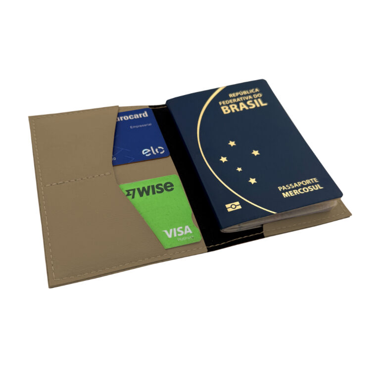Capa para Notebook em Couro Sintético Premium Beg
