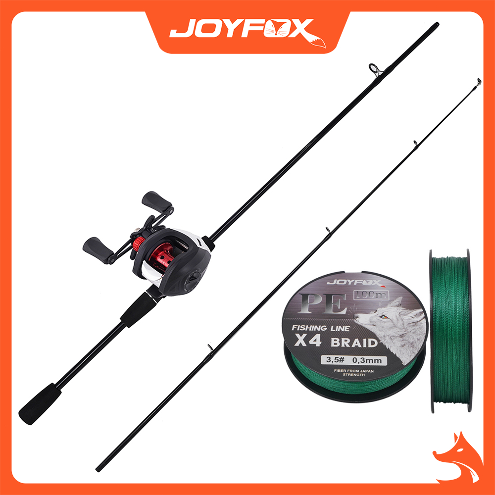 Vara De Pesca Carretilha Pesca 17+1 Rolamentos JOYFOX