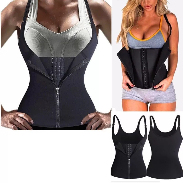 Blusa Regata Emborrachada Aperta Barriga Ziper No 