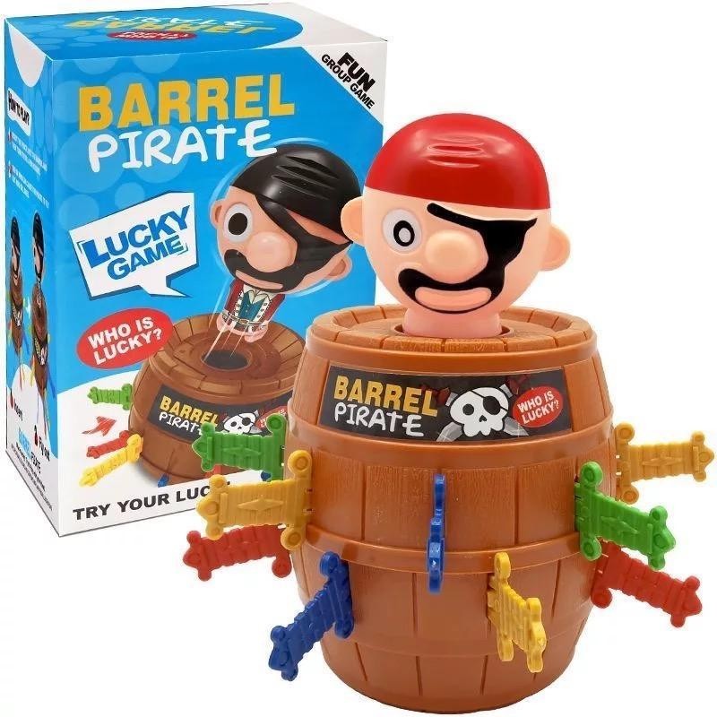 Brinquedo Jogo Barril Pirata Pula Espeta Pirata Divertido ENVIO RÁPIDO
