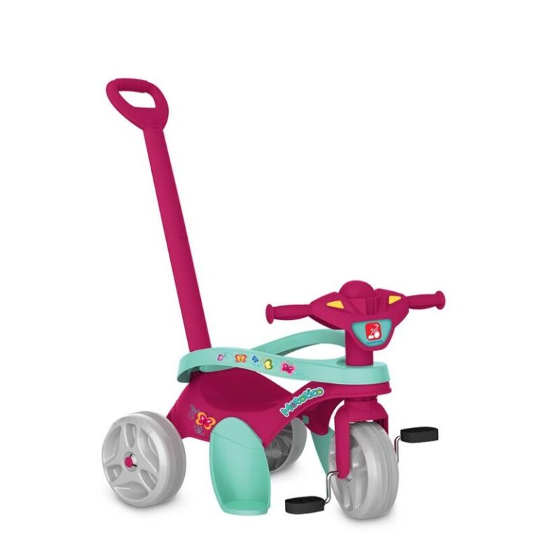 Triciclo Infantil Mototico 2 Em 1 Rosa – Ban