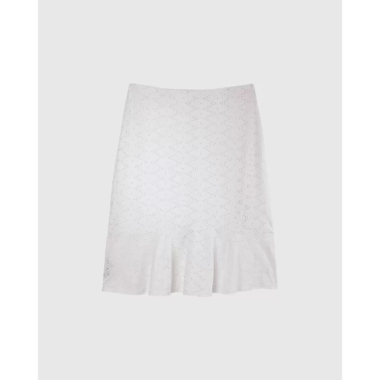 Saia Midi Em Malha Laise Malwee Plus