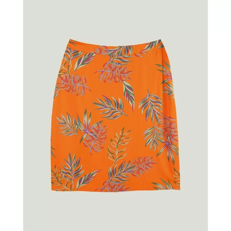 Saia Folhagem Viscose Malwee Plus