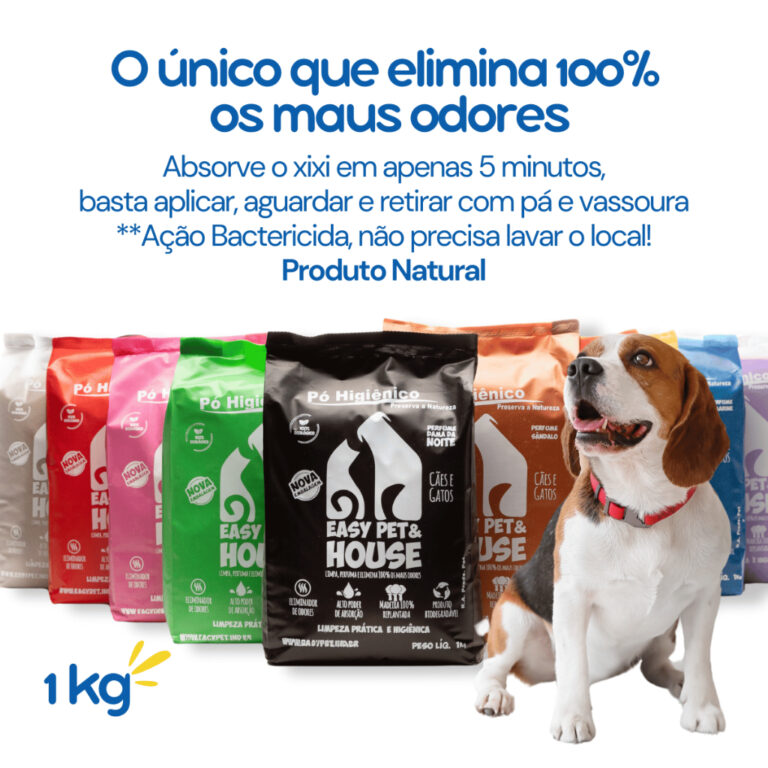 Pó Higiênico Antiodor para Cachorros EasyPet 