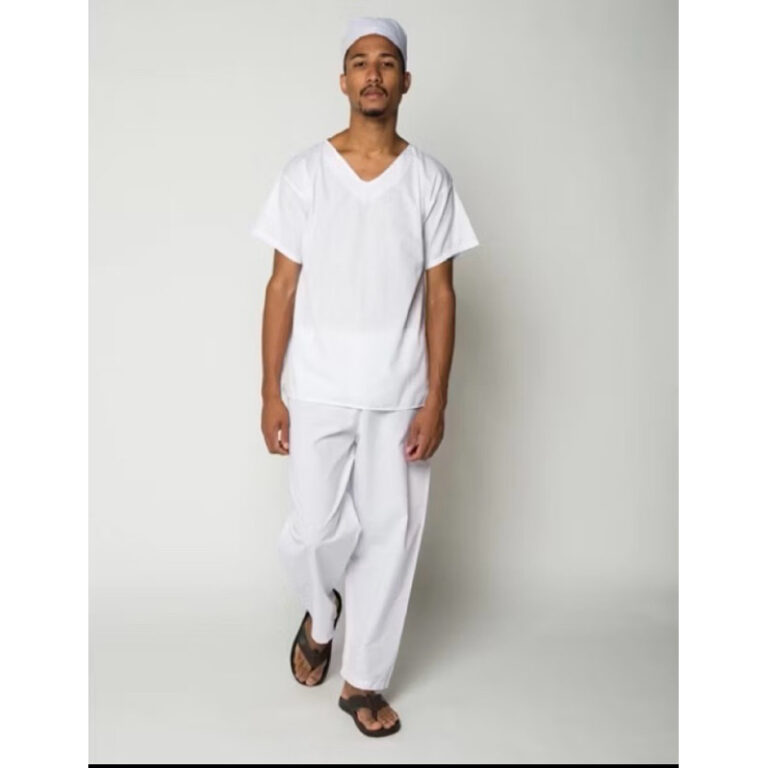 Roupa Umbanda Candomblé Conjunto Masculino Oxford