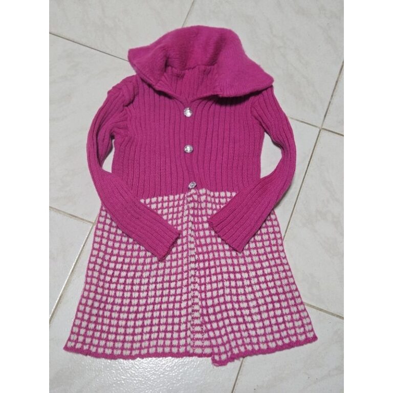 casaco infantil rosa veste até 6 anos