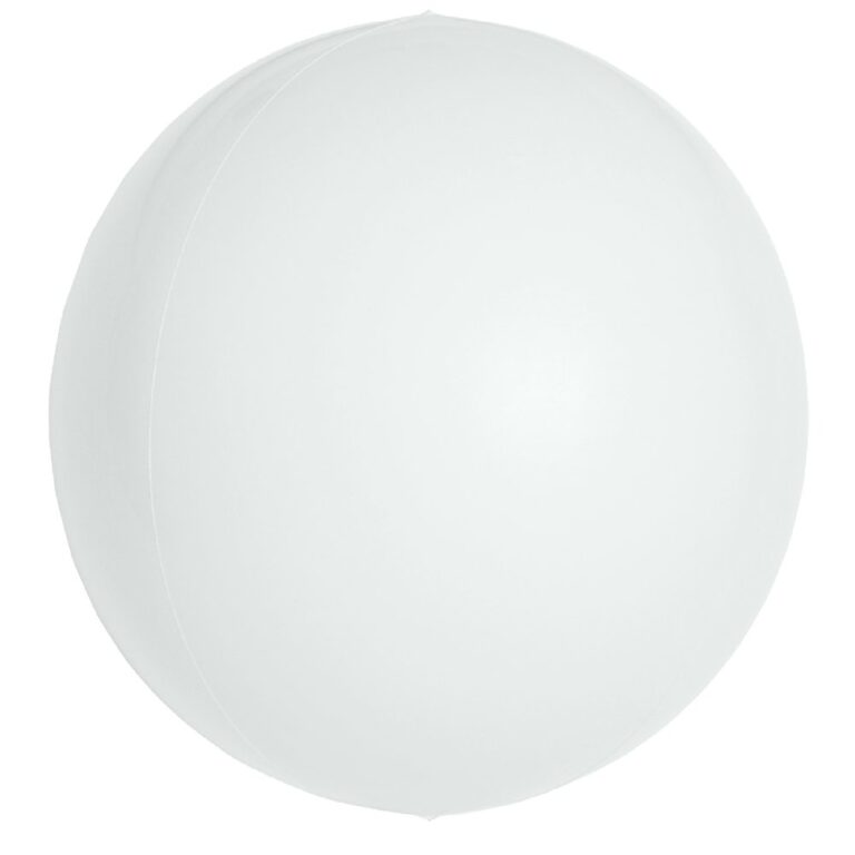 Balão Clear Esphera Branco 20 com 1und