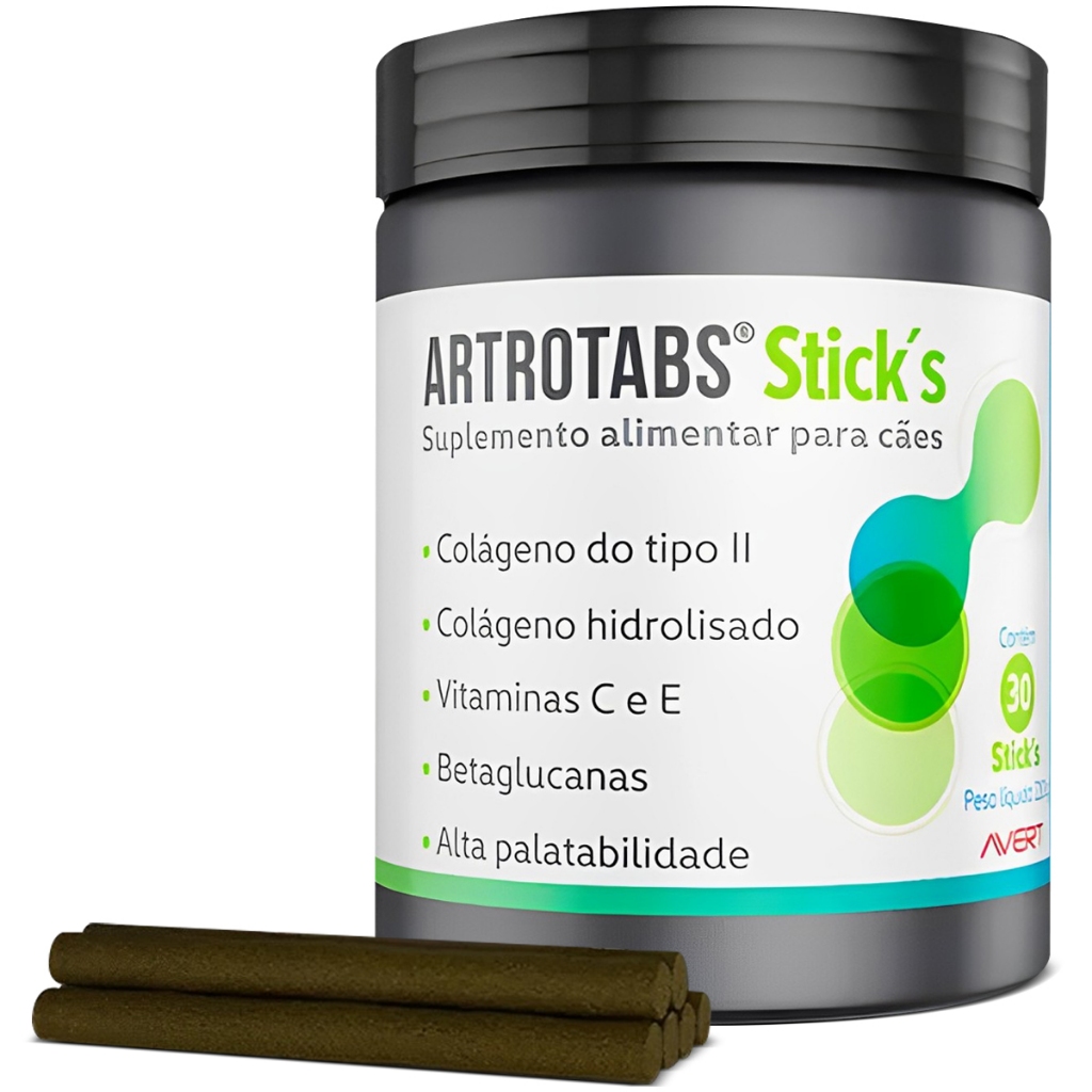 Artrotabs Sticks Avert 30 Sticks 210g Suplemento Para Cachorro