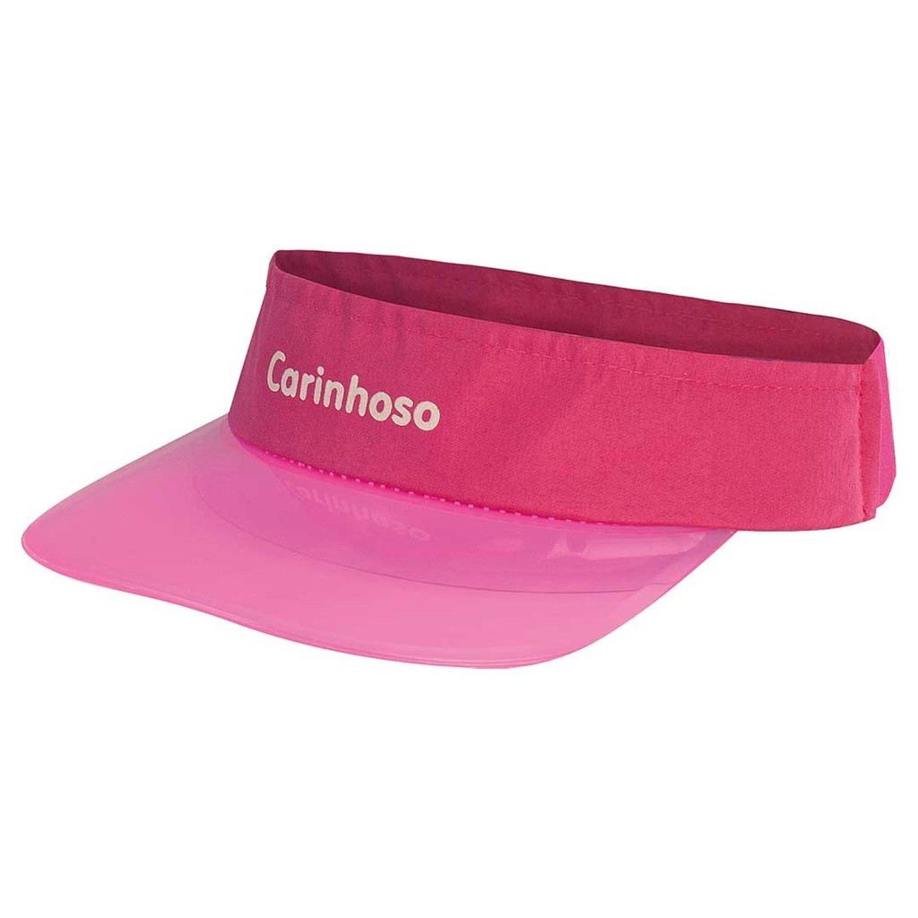 Boné Viseira Infantil Feminino Rosa Carinhoso Verão