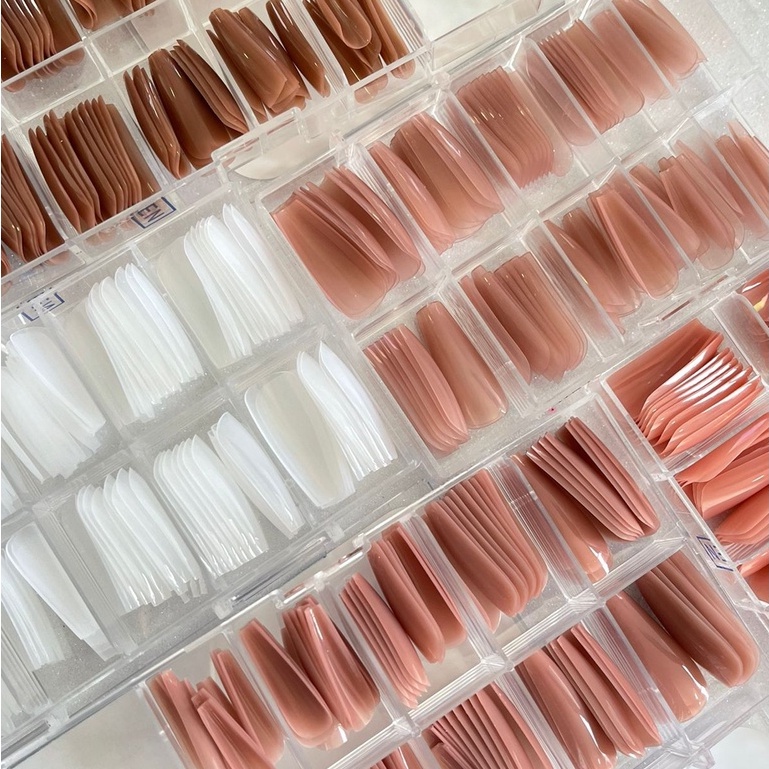 Unhas Postiças Realista Color Bailarina DEZ Nail 