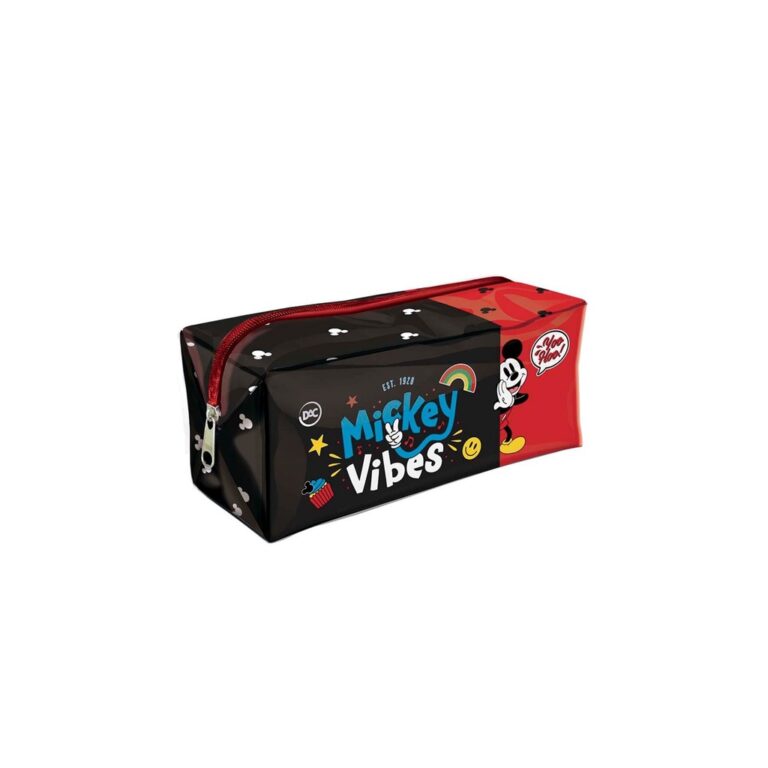 Estojo Escolar Grande Mickey em PVC  3927  Dac