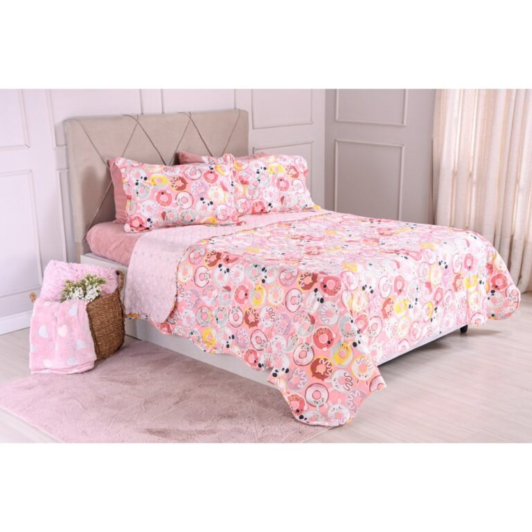 Kit Cobre-Leito Kids Solteiro Menina