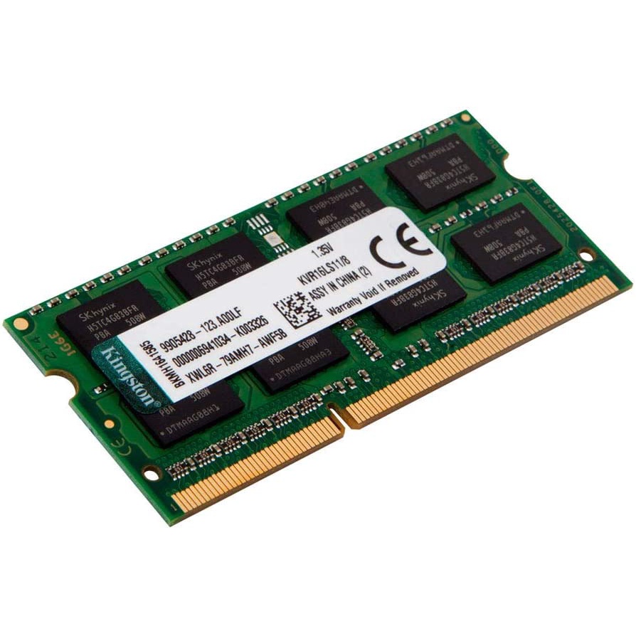 Kingston KVR16LS11/8 8GB (1X8GB) DDR3L PC3-12800S RAM Memory Notebook Laptop SDRAM