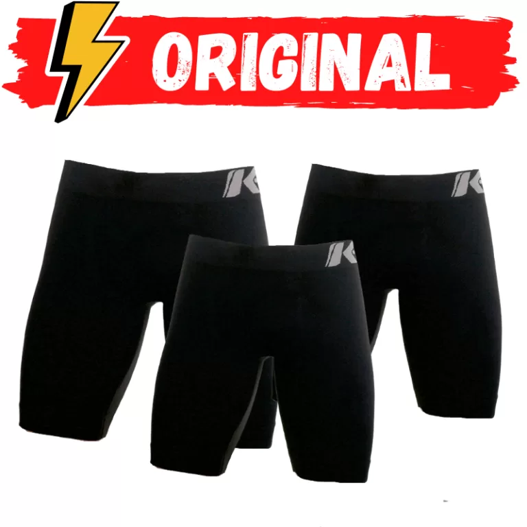 Kit 3 Bermudas Térmicas Masculinas Pretas Esporti