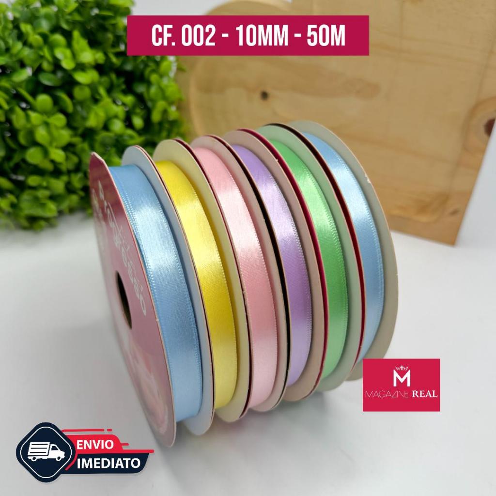 Fita de Cetim Progresso N°2 10mm – 50mts