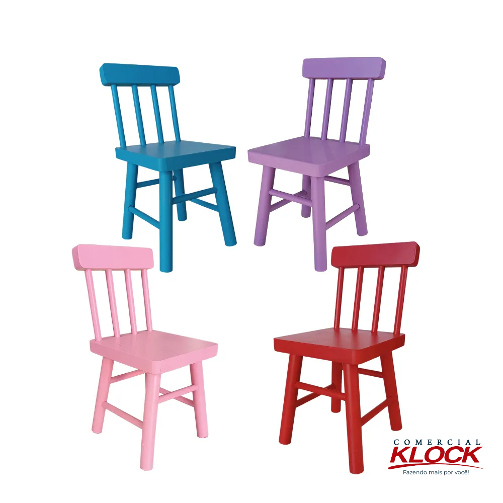 Cadeira Infantil em MDF 23cm de Altura