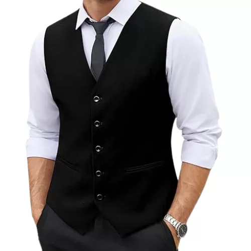 Colete Oxford Social Slim Masculino – C/ Reg