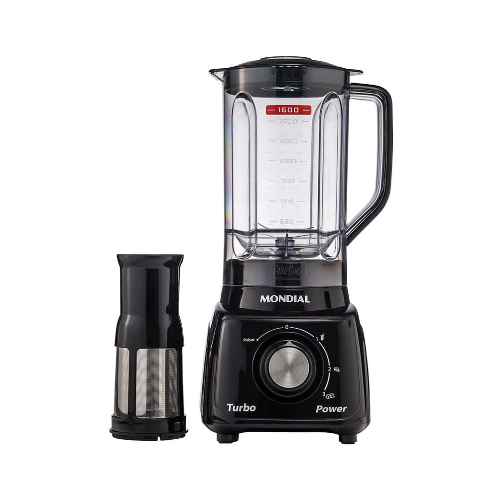 Liquidificador Mondial Turbo Power L-99 FB Preto – 220V