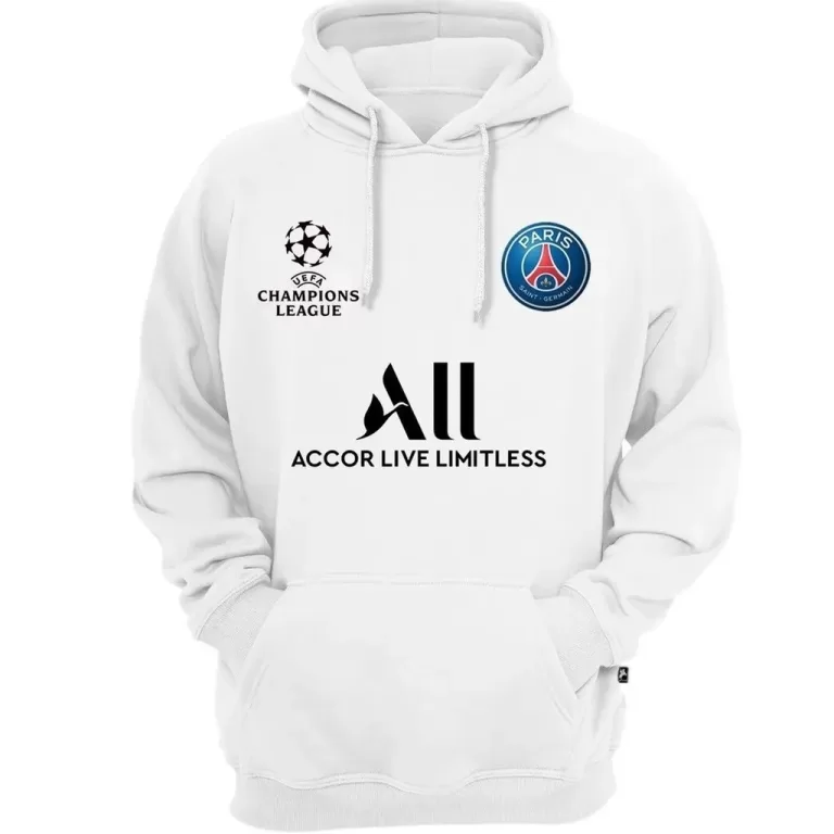 Blusa De Frio Paris Moleton Masculina Blusao Psg M