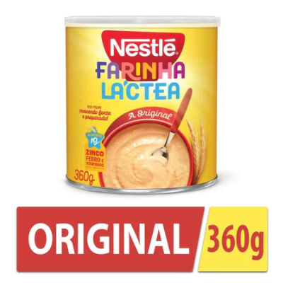 Farinha Lactea Lata  Nestlé  Original 360g