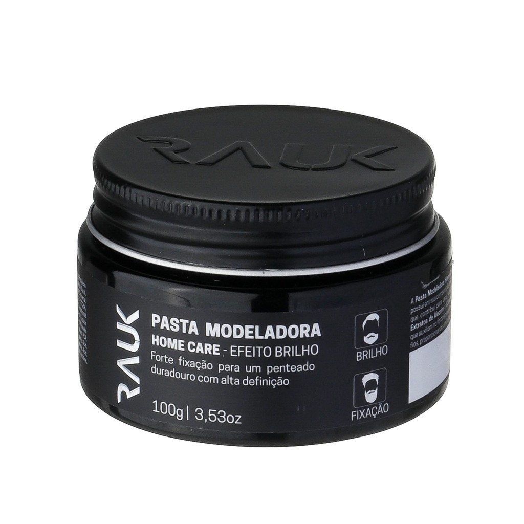 Pasta Modeladora Efeito Brilho Home Care Rauk – 100g