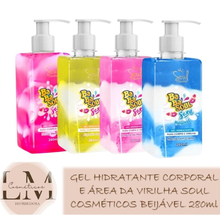 Kit Gel hidratante Corporal e área da virilha 280