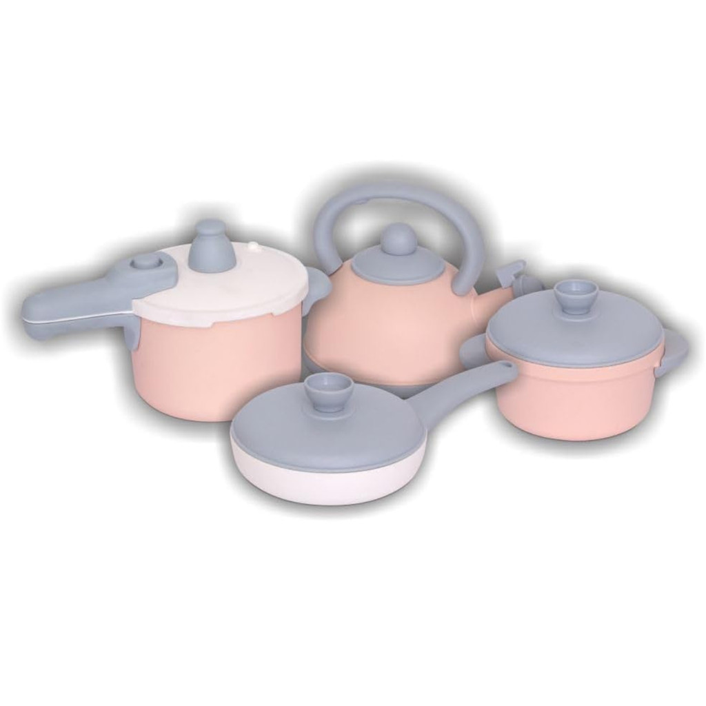Kit de Panelas Cozinha Infantil Menina Baby Gourmet