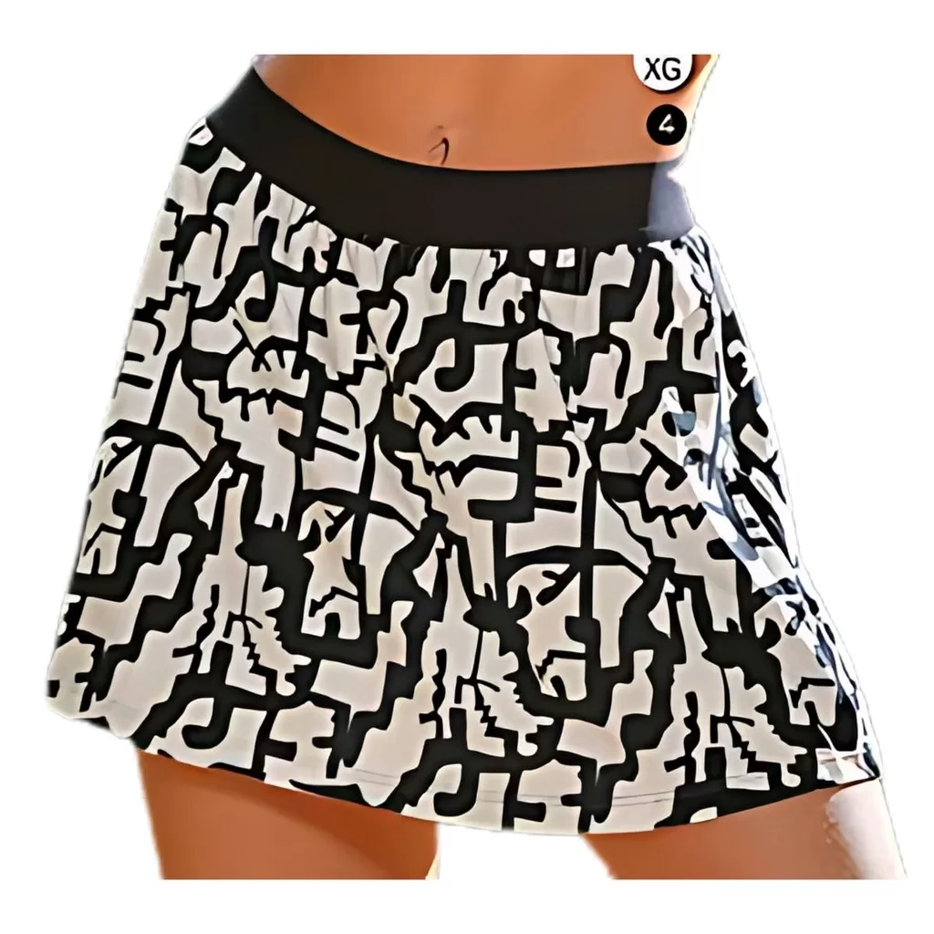 Saia Ritmo DeMillus Esportiva Com Bolso na Lateral