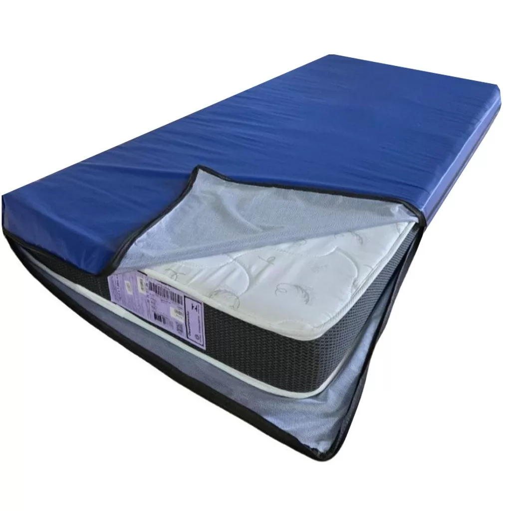 Capa Para Colchão Solteiro Impermeável Hospitalar Com Ziper