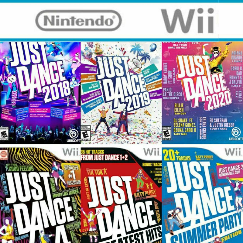 Just Dance Jogos de Nintendo Wii desbloqueado com capinha e encarte