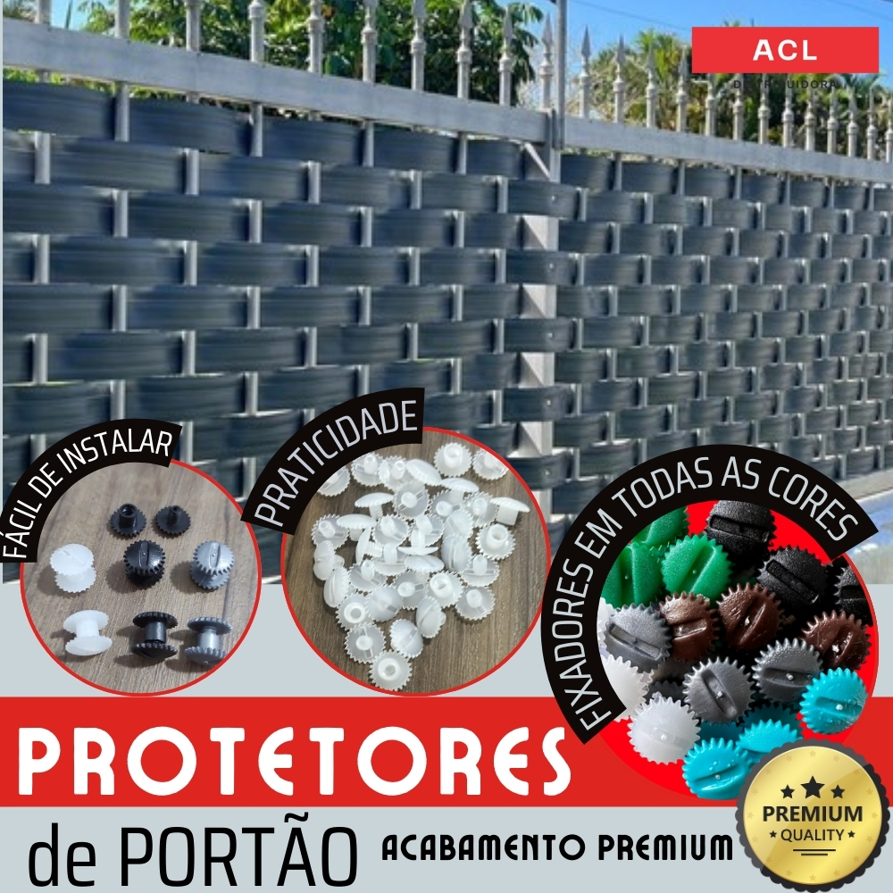 Protetor de Portão Varias Cores (Tam: 50, 25 ou 10m de comp X 7 cm de altura)