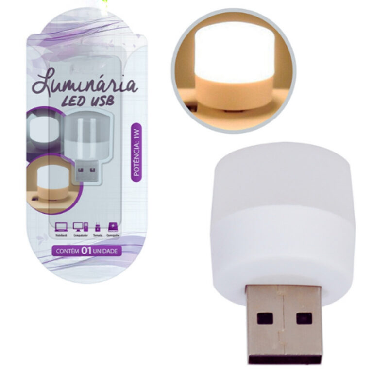 Mini Led Usb Computador Notebook Carro Luz Ambient