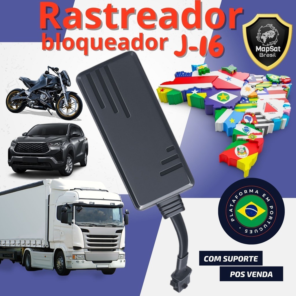 Rastreador e Bloqueador J16 4G